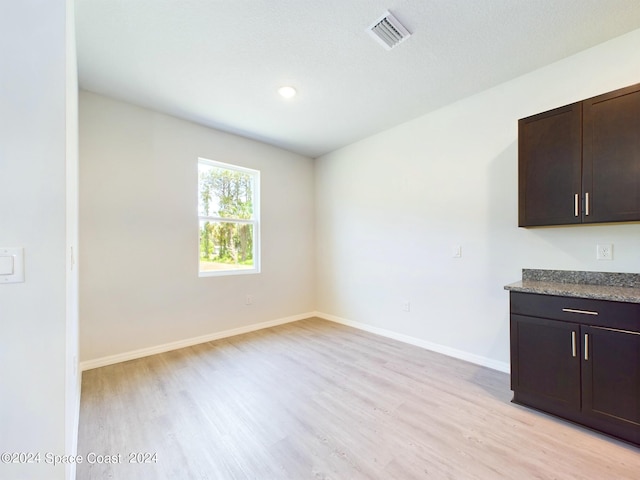 interior space with light wood-type flooring