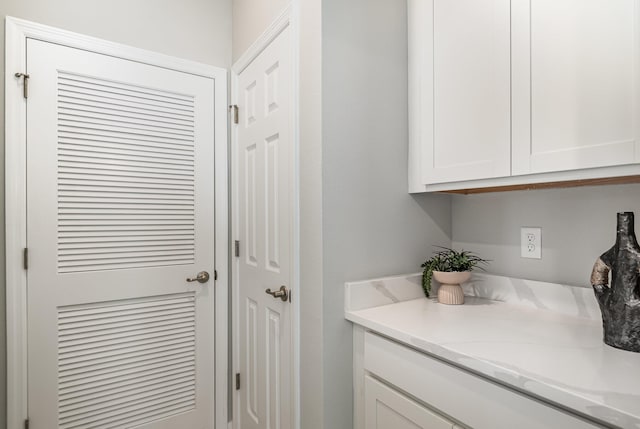 view of clothes washing area