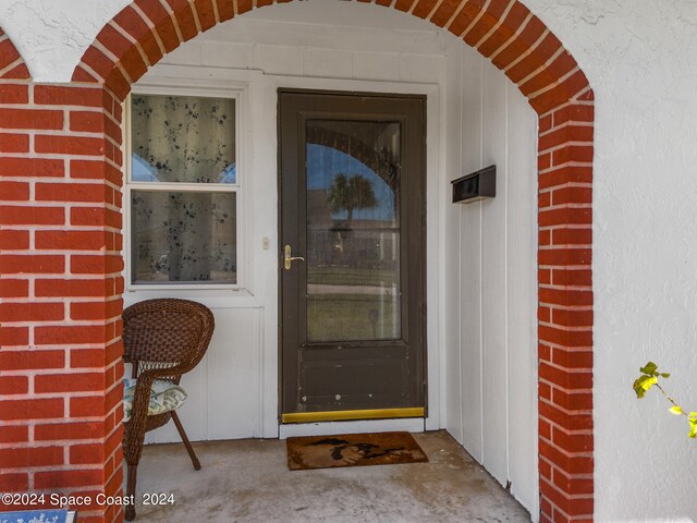 view of entrance to property