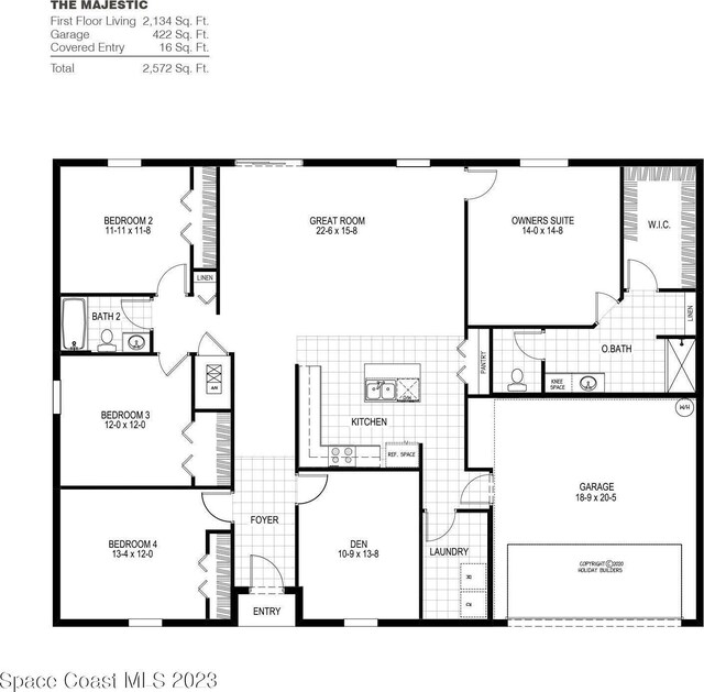 929 Palo Alto St SE, Palm Bay, FL 32909 - floor plan