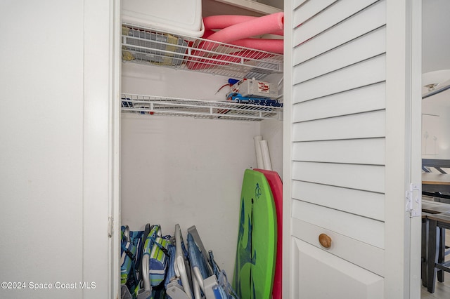 view of closet