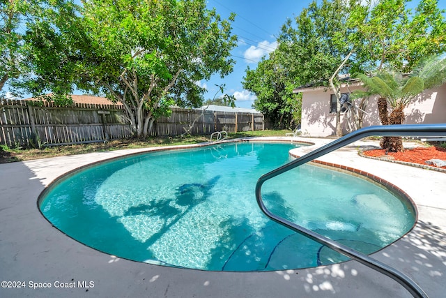 view of pool