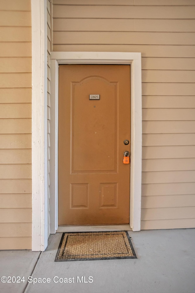 6461 Borasco Dr Unit 2805, Melbourne, FL 32940 - view of doorway to property