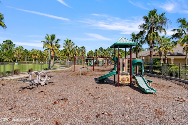 view of play area