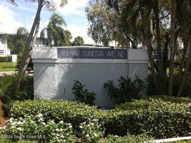 981 Sonesta Ave NE Unit 203, Palm Bay, FL 32905 - view of community / neighborhood sign