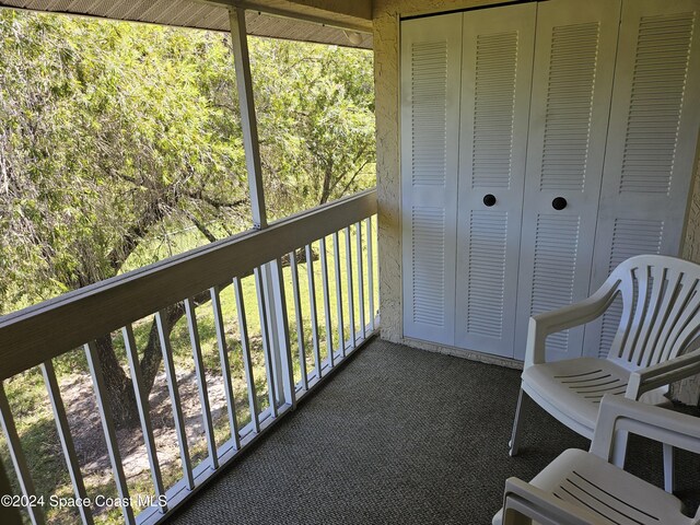 981 Sonesta Ave NE Unit 203, Palm Bay, FL 32905 - view of balcony
