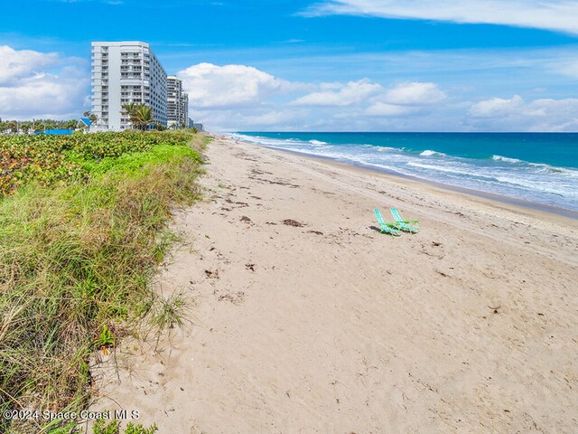 water view with a beach view