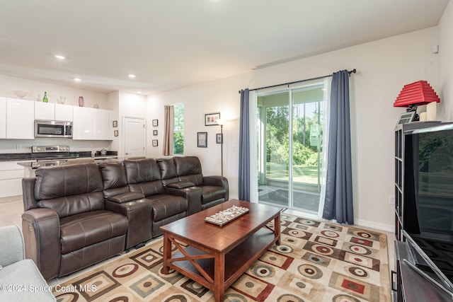 view of living room