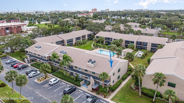 201 International Dr Unit 221, Cape Canaveral, FL 32920 - drone / aerial view of a pool