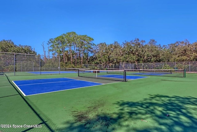 view of sport court