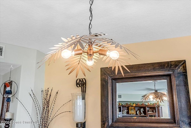 room details featuring a textured ceiling