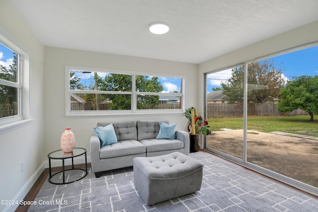 sunroom with a wealth of natural light