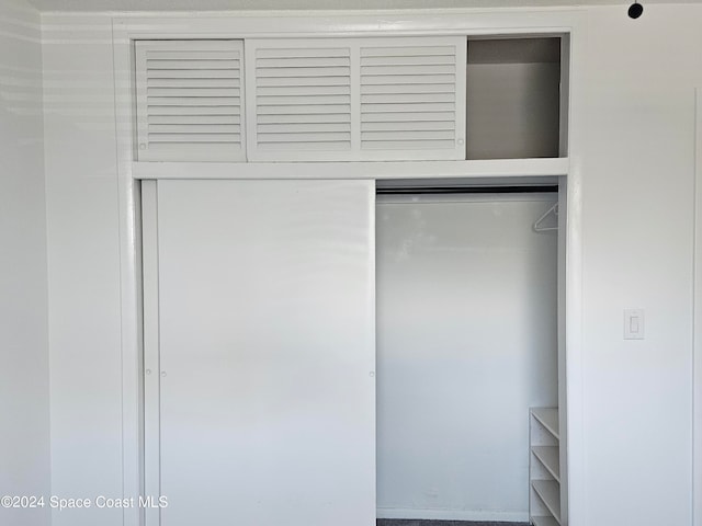 view of closet