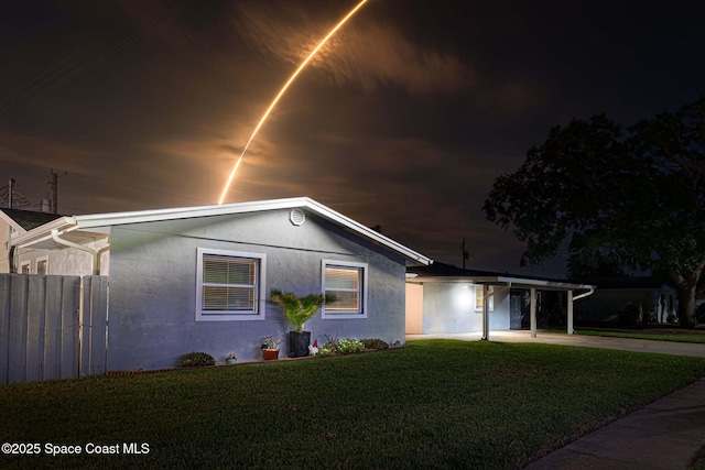 1500 Dorsal St, Merritt Island, FL 32952 - ranch-style house with stucco siding