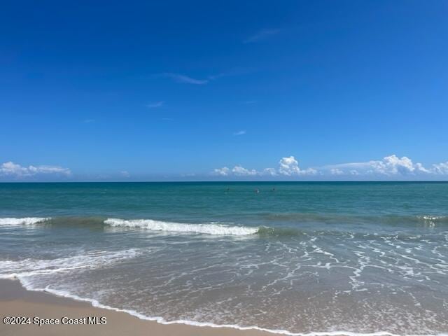 property view of water with a view of the beach