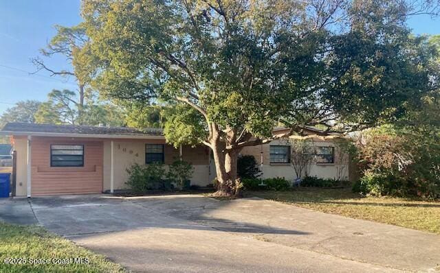 view of ranch-style home