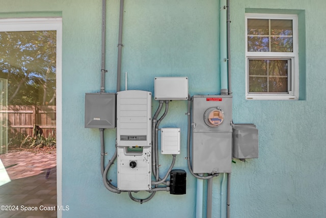 view of utility room