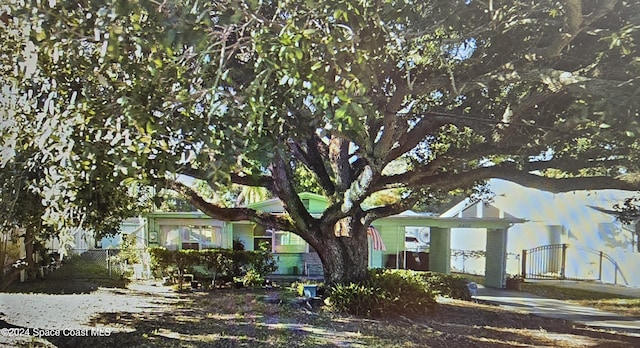 view of front of home