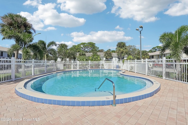 view of pool