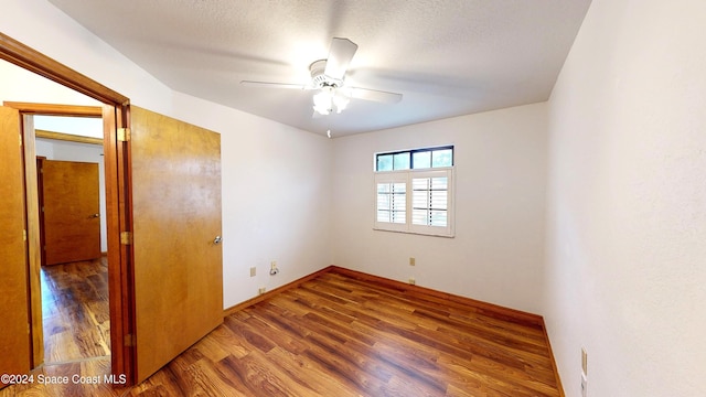 753 Greenwood Manor Cir Unit 15B, West Melbourne, FL 32904 - unfurnished room featuring wood finished floors, ceiling fan, and baseboards