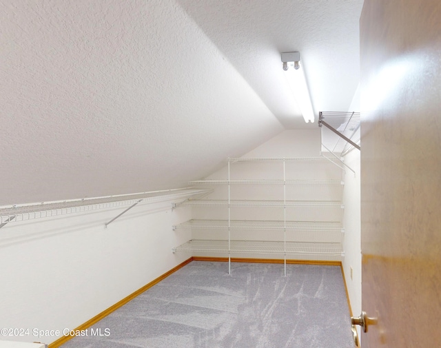 753 Greenwood Manor Cir Unit 15B, West Melbourne, FL 32904 - walk in closet with carpet floors and vaulted ceiling