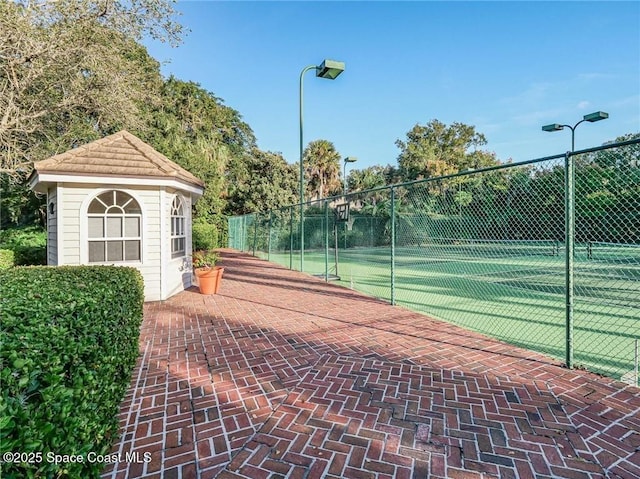 5160 Rosewood Ln, Vero Beach, FL 32966 - view of sport court featuring fence