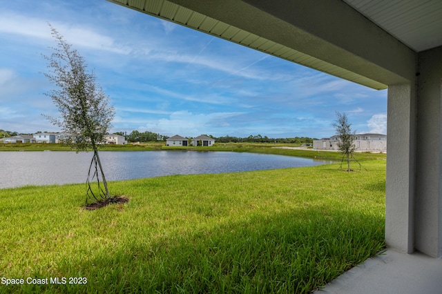 property view of water