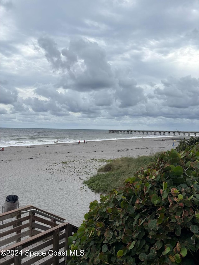 water view featuring a view of the beach