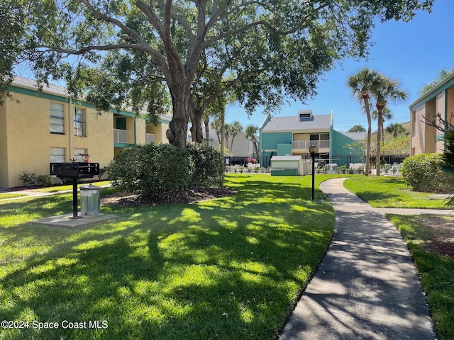 surrounding community featuring a lawn