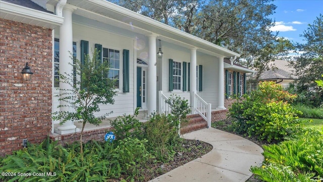 view of entrance to property