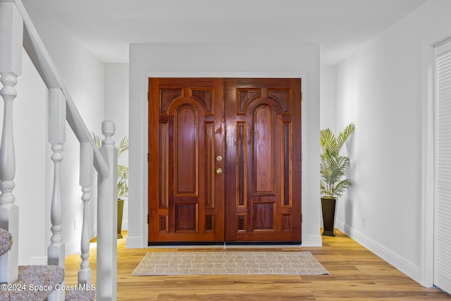 interior space featuring light hardwood / wood-style floors