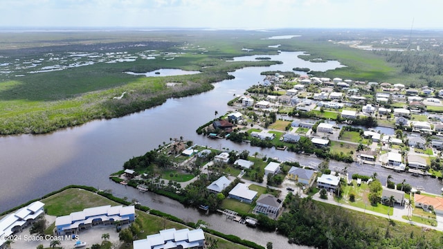 5232 Marina Dr, Bokeelia, FL 33922 - birds eye view of property featuring a water view and a residential view