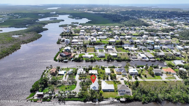 5232 Marina Dr, Bokeelia, FL 33922 - aerial view with a water view and a residential view