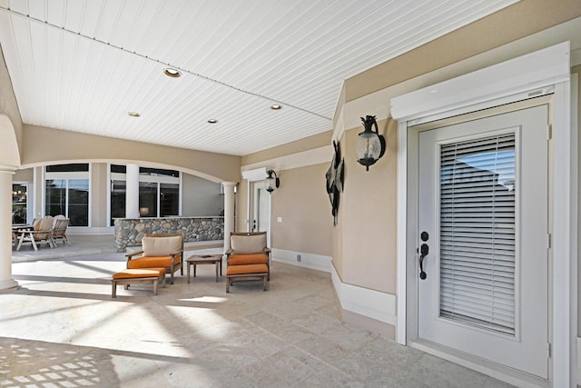 view of patio