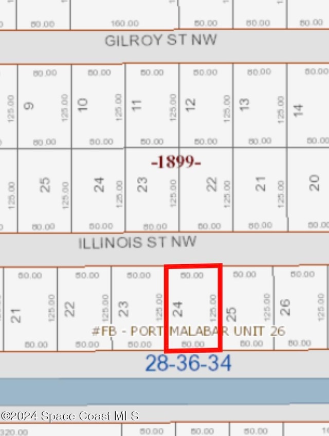 1330 Illinois St NW, Palm Bay FL, 32907 land for sale