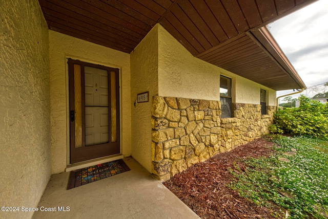 view of entrance to property