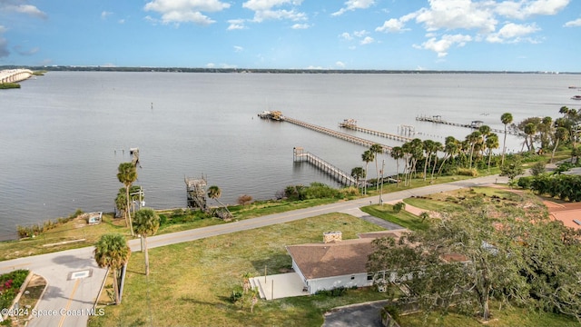 3109 Indian River Dr, Cocoa, FL 32922 - aerial view of a large body of water