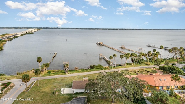 3109 Indian River Dr, Cocoa, FL 32922 - drone / aerial view of a large body of water