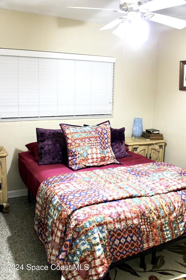 139 W Laila Dr W, Melbourne, FL 32904 - bedroom featuring carpet flooring and ceiling fan