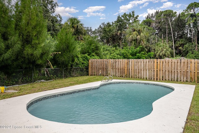 view of pool