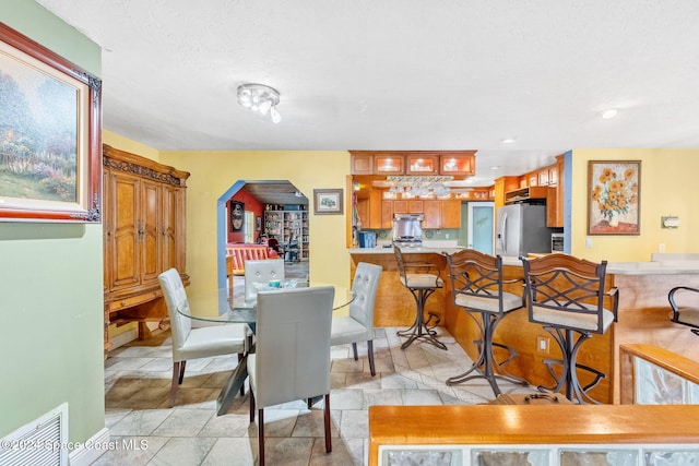 view of dining room