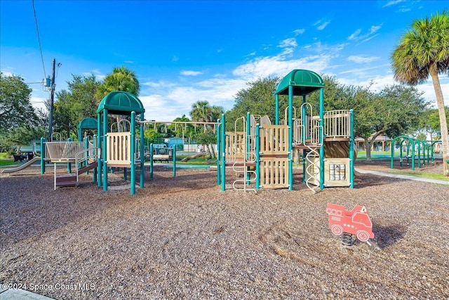 view of play area