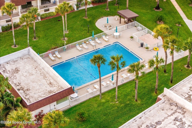 170 Paradise Blvd Unit 17013, Melbourne, FL 32903 - aerial view of a pool area