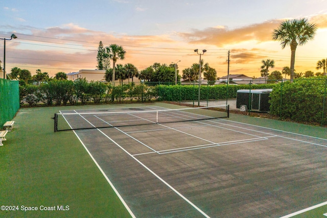 170 Paradise Blvd Unit 17013, Melbourne, FL 32903 - view of tennis court featuring community basketball court