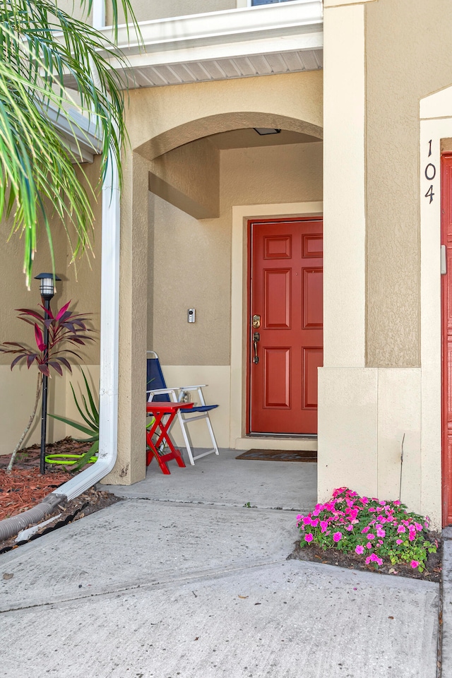 view of property entrance