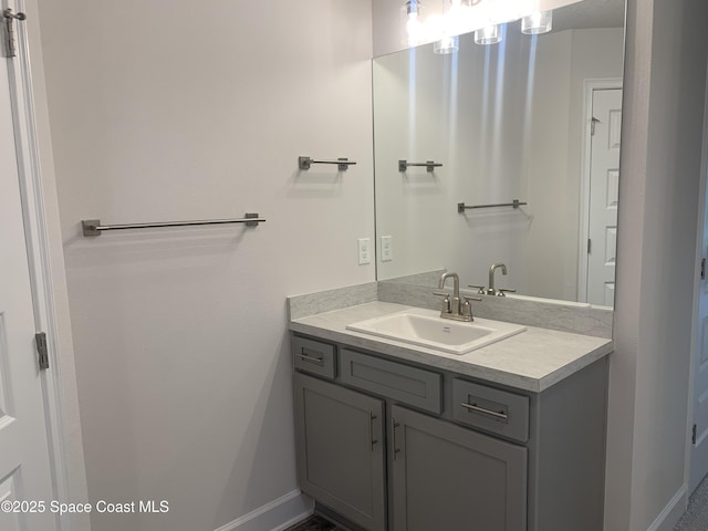 139 Whirl St SW, Palm Bay, FL 32908 - bathroom featuring vanity and baseboards