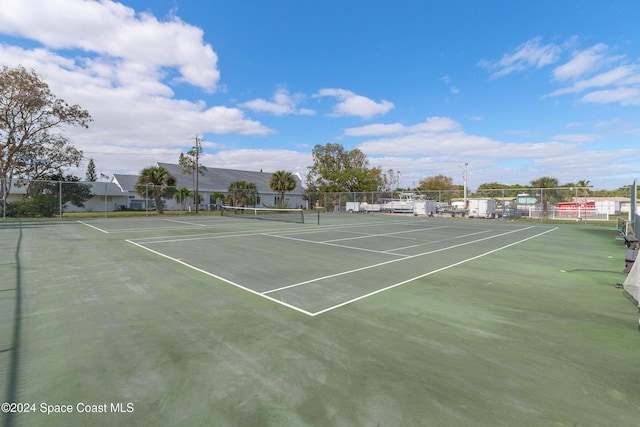 204 Queens Ct, Satellite Beach, FL 32937 - view of tennis court