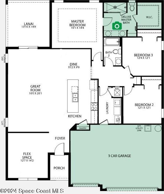 542 Acacia Ave, Sebastian, FL 32958 - home floor plan