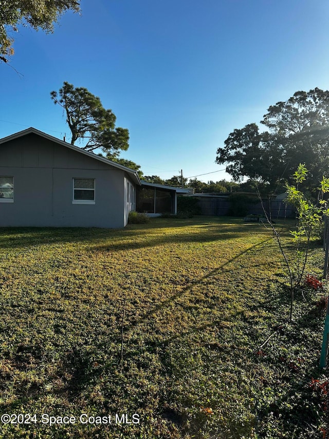 view of yard