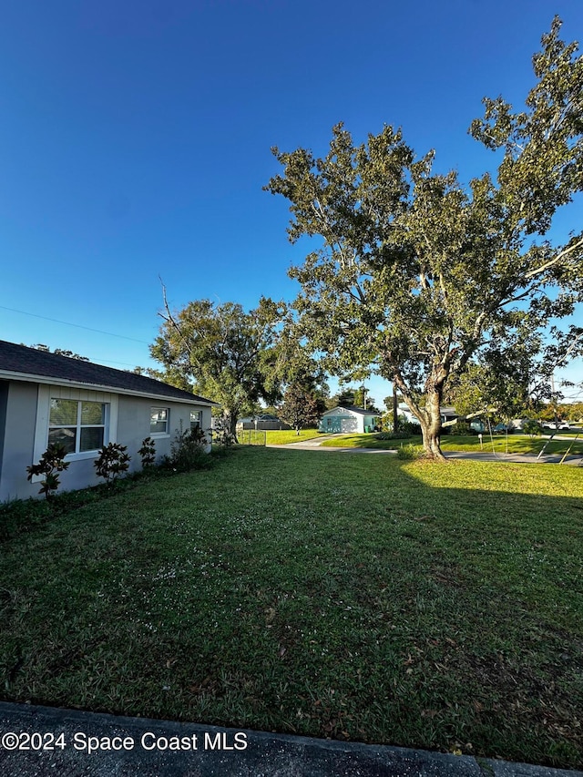 view of yard